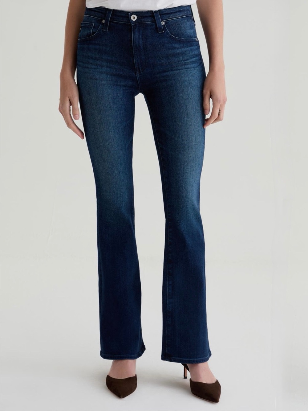 Adriano Goldschmied AG Farrah Bootcut High Rise Dark Wash Jeans Size 28